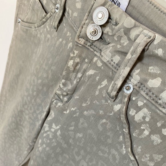 HUDSON Leopard Cheetah Animal Print Jeans - Picture 1 of 4